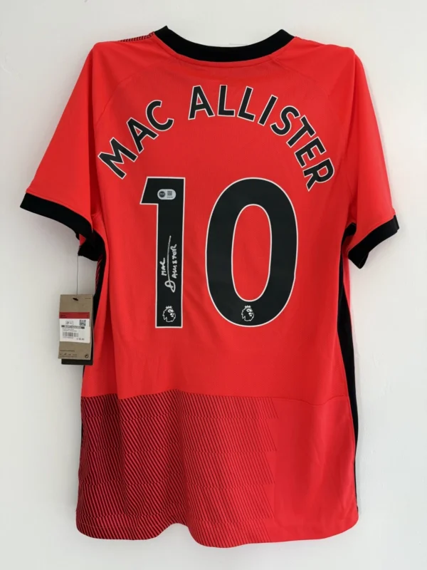 Alexis Mac Allister Brighton signed shirt