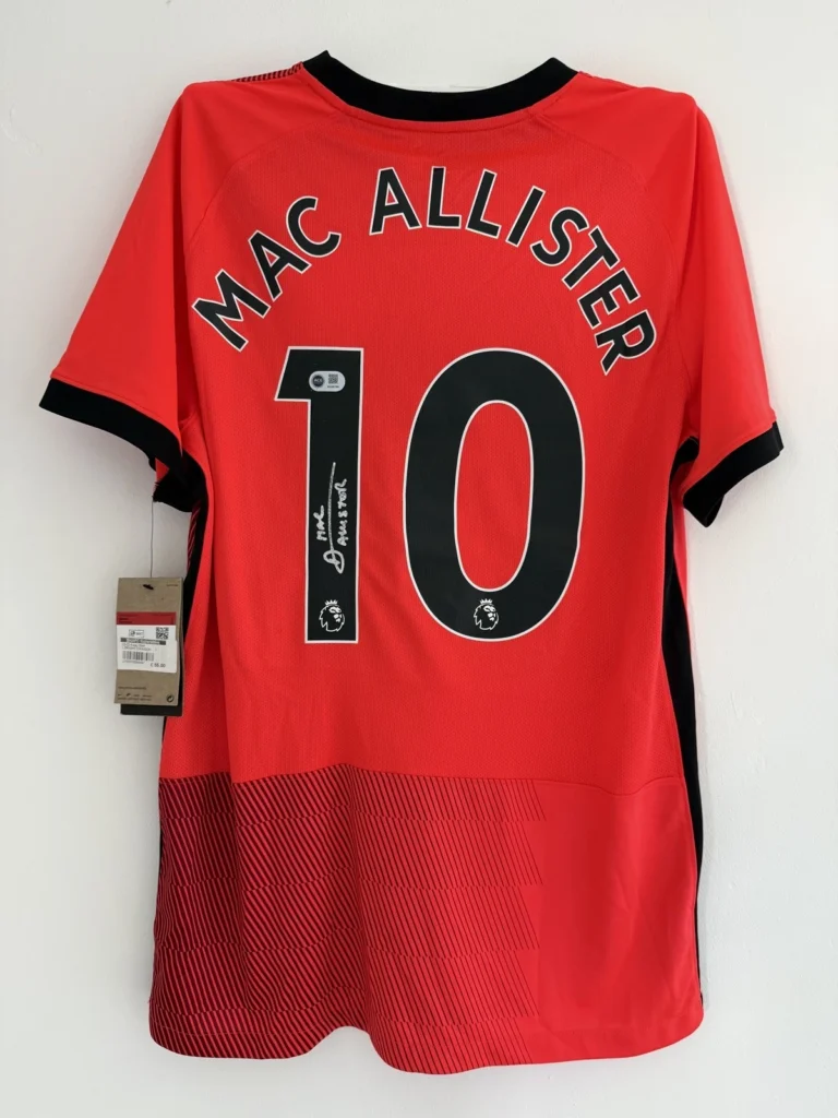 Alexis Mac Allister Brighton signed shirt