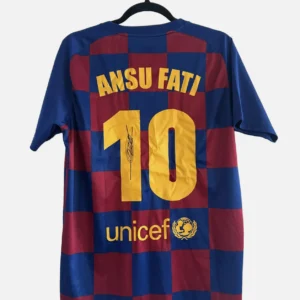 Ansu Fati Barcelona Signed Shirt *PROOF OF SIGNING INCLUDED*