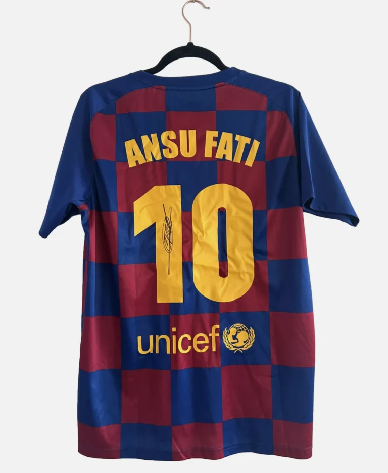 Ansu Fati Barcelona Signed Shirt *PROOF OF SIGNING INCLUDED*