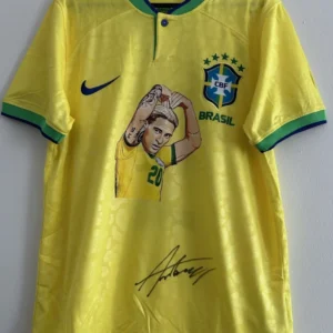 Antony Brazil Signed Shirt *PROOF* REAL BEITS MAN UNITED