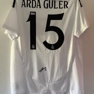Arda G?ler Real Madrid signed shirt *RARE* AFTAL AUTHENTICATED *VIDEO PROOF*