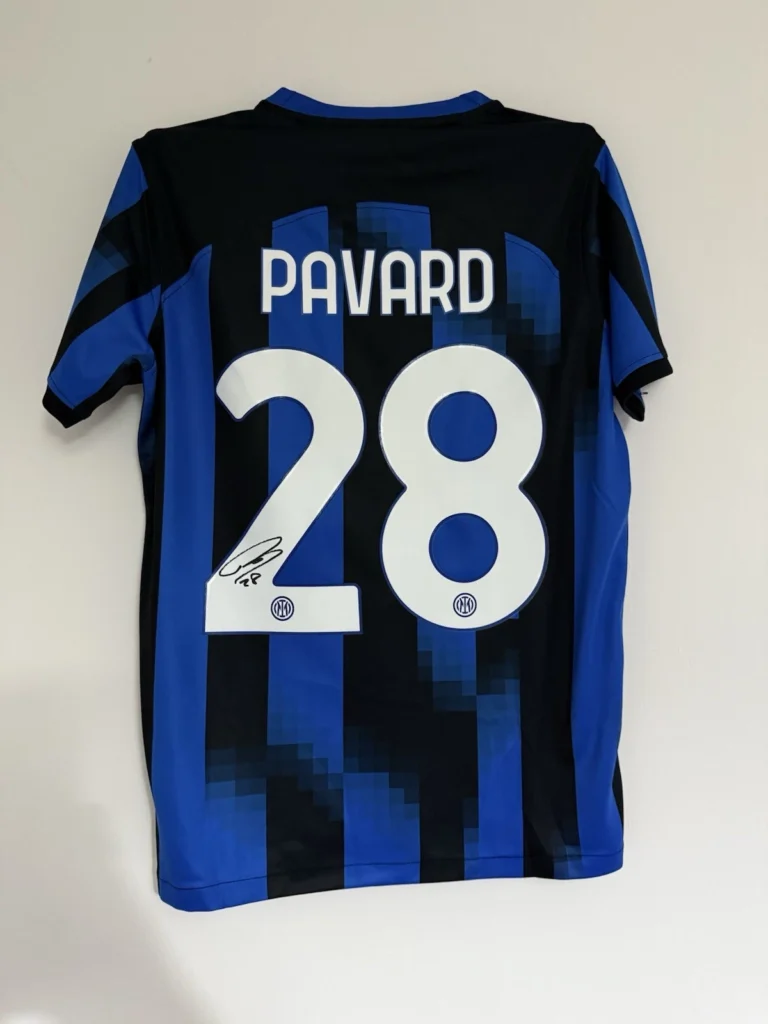 Benjamin Pavard Inter Milan Signed Shirt *RARE* EXACT PROOF OF SIGNING!
