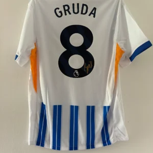 Brajan Gruda Brighton Signed Shirt *EXACT VIDEO PROOF*