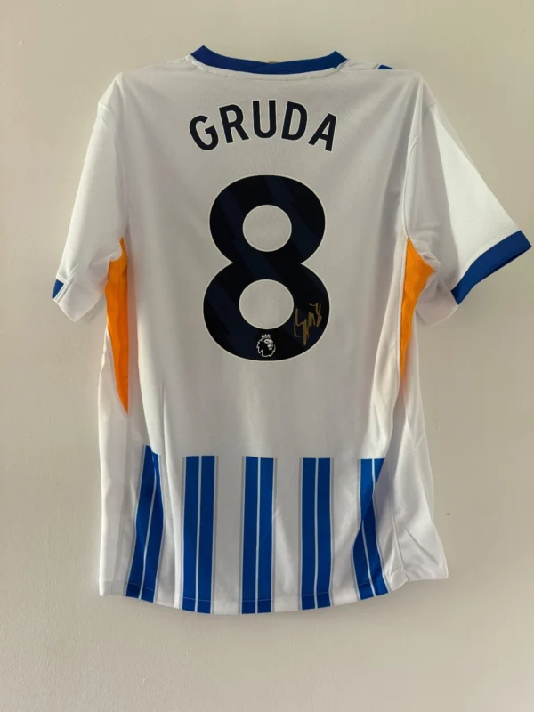 Brajan Gruda Brighton Signed Shirt *EXACT VIDEO PROOF*