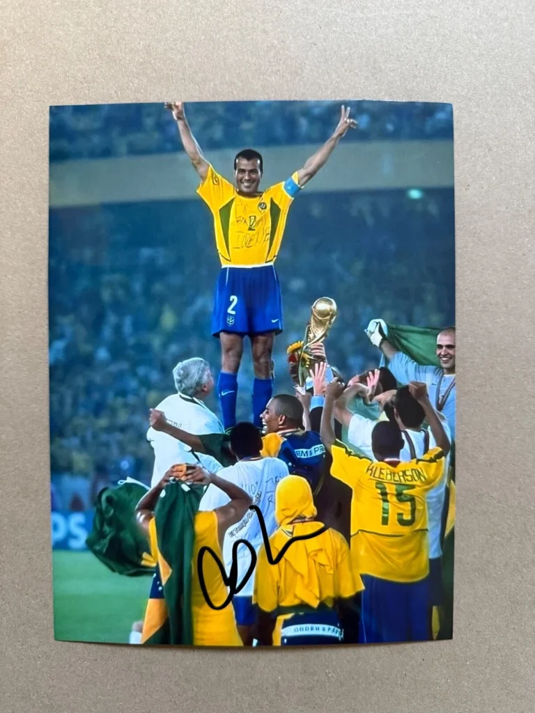 CAFU Brazil Signed Photo *EXACT VIDEO PROOF* RARE *WORLD CUP WINNER*