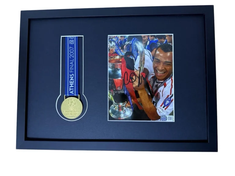 CAFU Signed AC Milan Photo & Medal Framed *RARE* EXACT VIDEO PROOF OF SIGNING