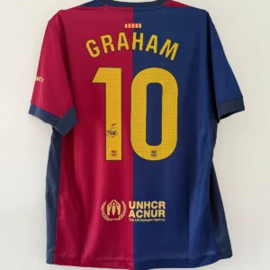 Caroline Graham Hansen FC Barcelona Femení Signed Shirt *EXACT VIDEO PROOF* RARE