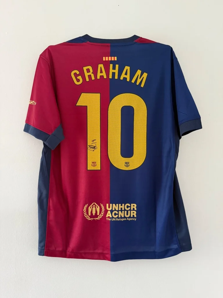 Caroline Graham Hansen FC Barcelona Femení Signed Shirt *EXACT VIDEO PROOF* RARE