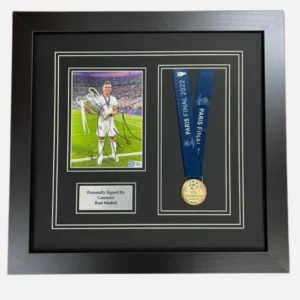 Casemiro Real Madrid Signed Photo FRAMED*EXACT VIDEO PROOF AFTAL AUTHENTICATED*