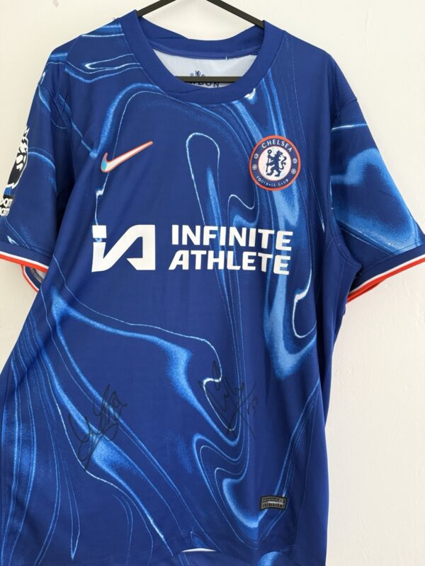 Chelsea Signed Shirt FOFANA + GUIU *RARE* PROOF OF SIGNING INCLUDED