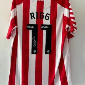 Chris Rigg Sunderland Signed Shirt *EXACT VIDEO PROOF INCLUDED*