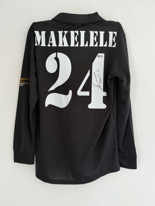 Claude Makelele Real Madrid Signed Shirt *RARE* *PRIVATE SIGNING* ACG AUTHENTIC