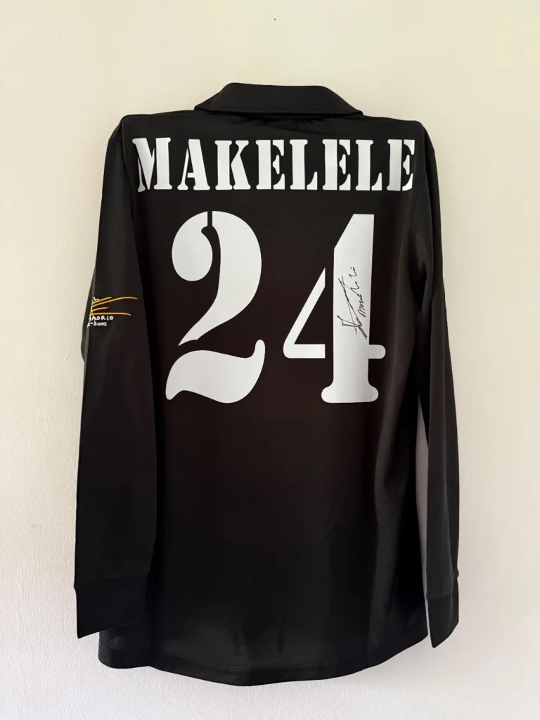 Claude Makelele Real Madrid Signed Shirt *RARE* *PRIVATE SIGNING*