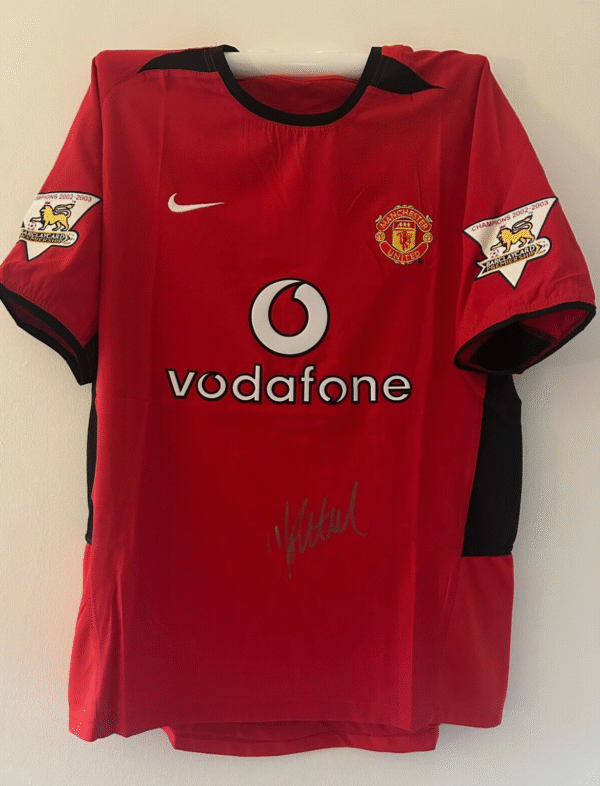 Darren Fletcher Manchester United Signed Shirt *EXACT VIDEO PROOF INCLUDED*