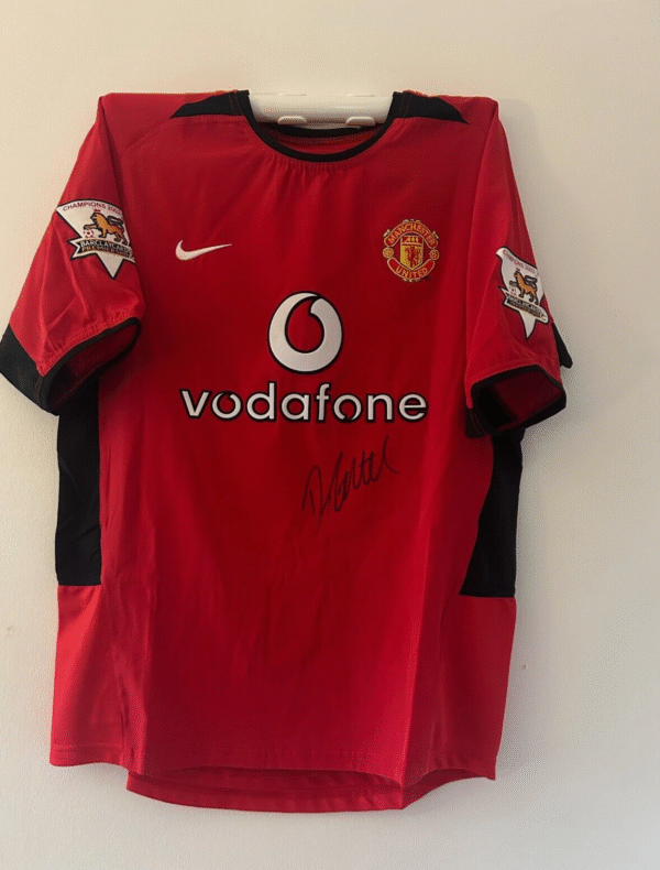 Darren Fletcher Manchester United Signed Shirt *EXACT VIDEO PROOF INCLUDED*