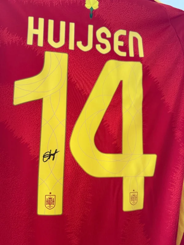 Dean Huijsen Spain Signed Shirt *EXACT VIDEO PROOF* RARE BOURNEMOUTH REAL MADRID