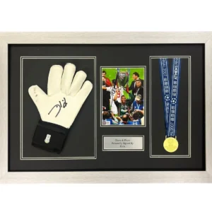 Dida AC Milan Signed Glove &Photo Framed*07 Champions League Winners Medal* RARE