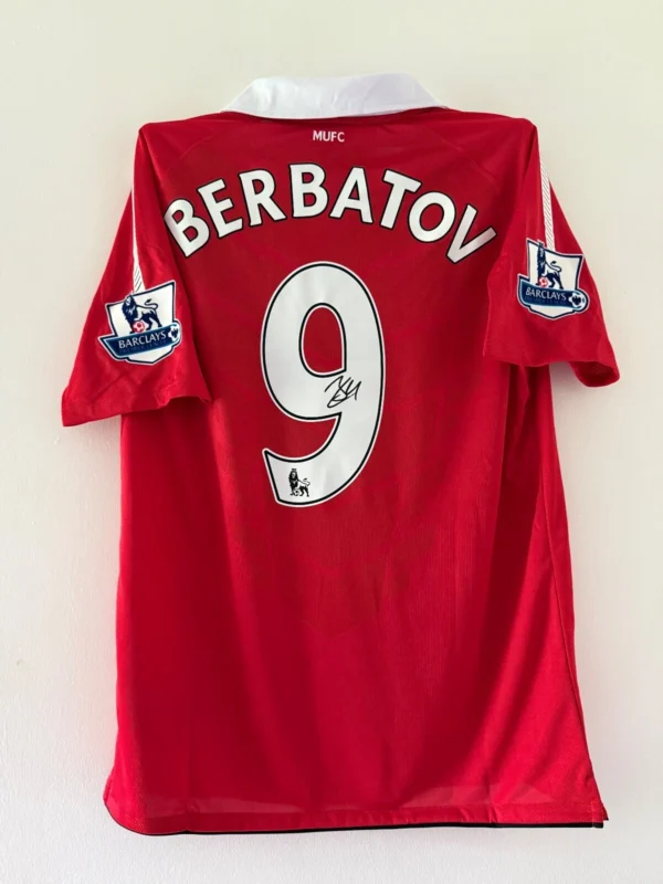 Dimitar Berbatov Manchester United Signed Shirt *RARE* *EXACT VIDEO PROOF*