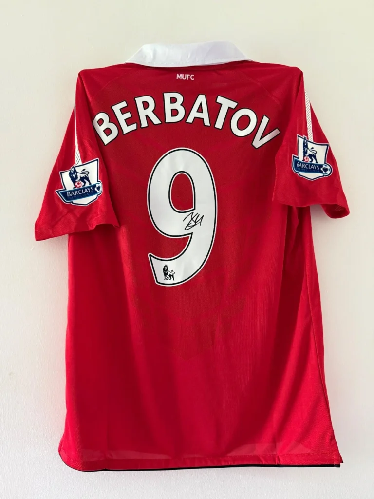 Dimitar Berbatov Manchester United Signed Shirt *RARE* *EXACT VIDEO PROOF*