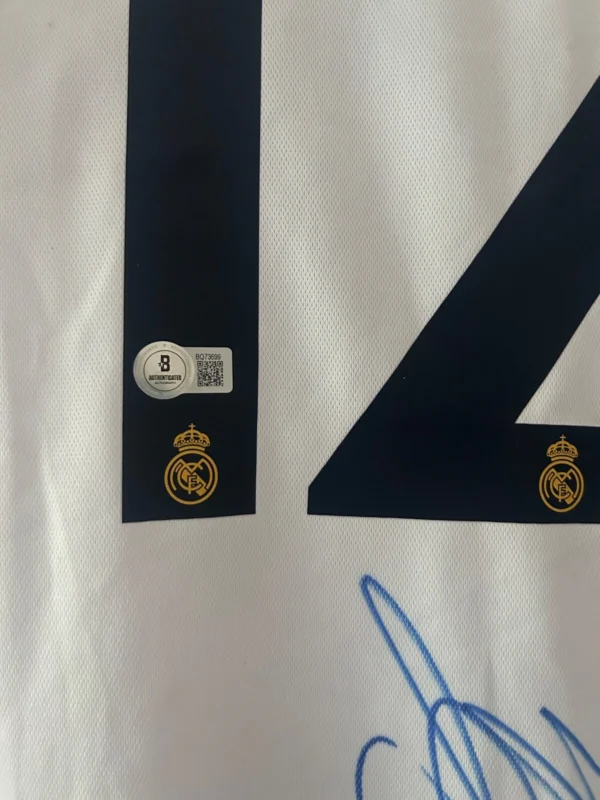 Eduardo Camavinga Real Madrid Signed Shirt *BECKETT AUTHENTICATED* RARE