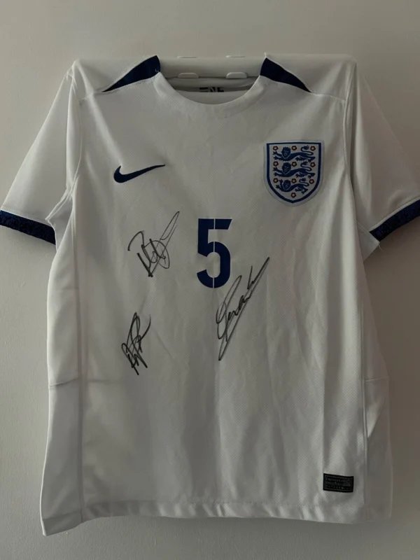 England Women signed Shirt *KIRBY, BRIGHT, PARRIS* VIDEO PROOF