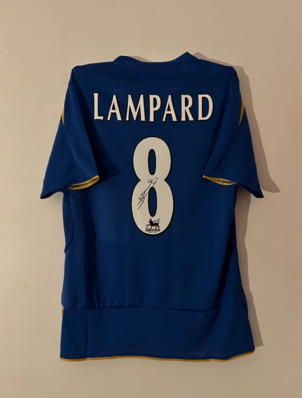 Frank Lampard Chelsea Signed Shirt *VIDEO PROOF INCLUDED* *RARE*