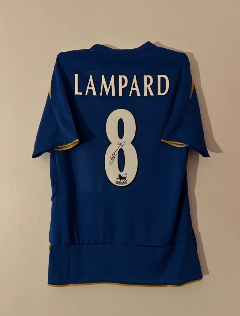 Frank Lampard Chelsea Signed Shirt *VIDEO PROOF INCLUDED* *RARE*