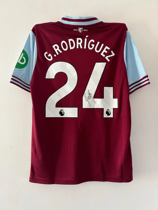 Guido Rodríguez West Ham signed shirt *EXACT VIDEO PROOF*