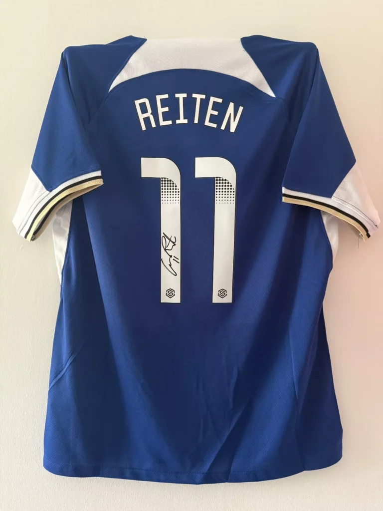 Guro Reiten Chelsea signed shirt *EXACT PROOF OF SIGNING* RARE