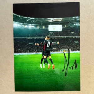 Hugo Ekitike Signed Photo *EXACT VIDEO PROOF* FRANKFURT *RARE*