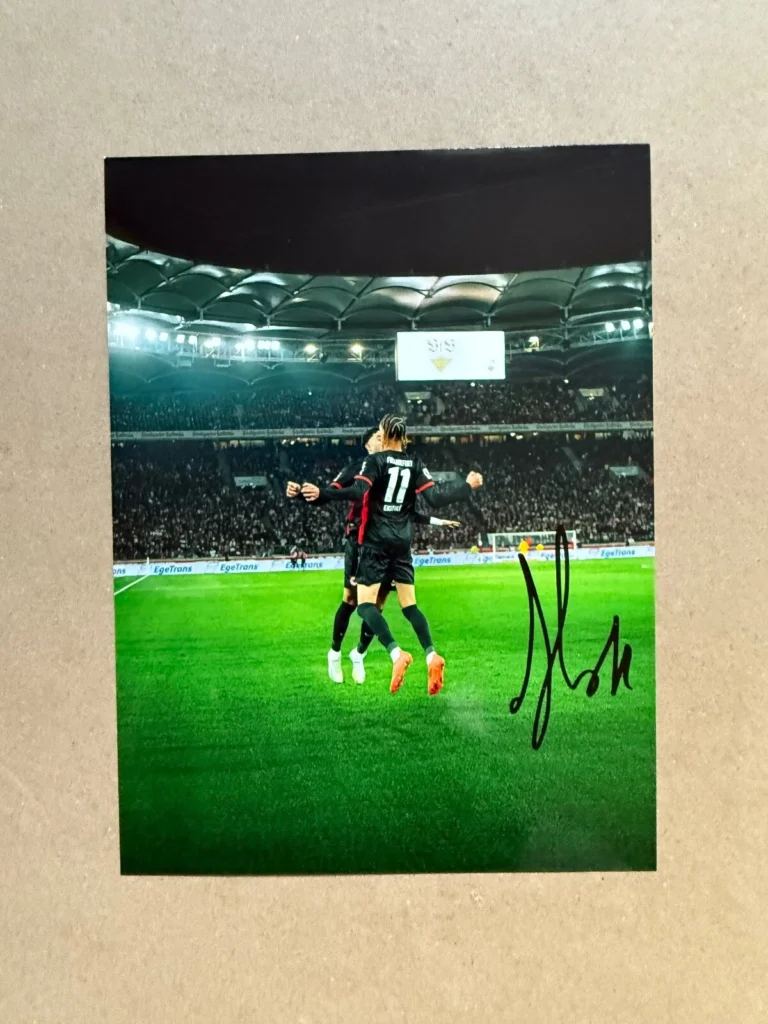 Hugo Ekitike Signed Photo *EXACT VIDEO PROOF* FRANKFURT *RARE*