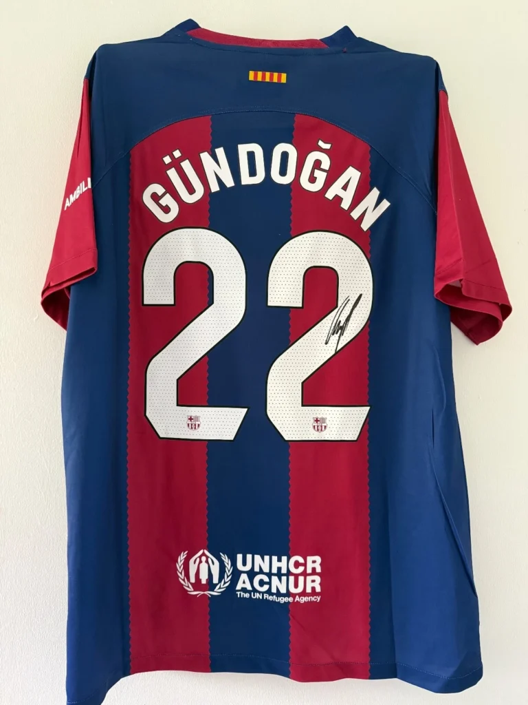 İlkay Gündoğan Barcelona Signed Shirt *RARE* *EXACT PROOF OF SIGNING*