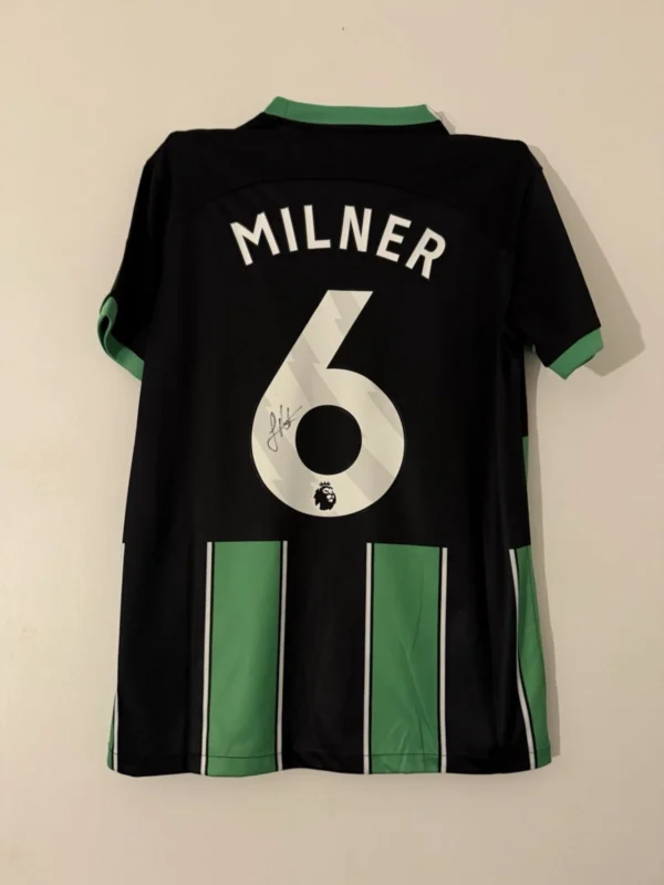 James Milner Brighton Signed Shirt