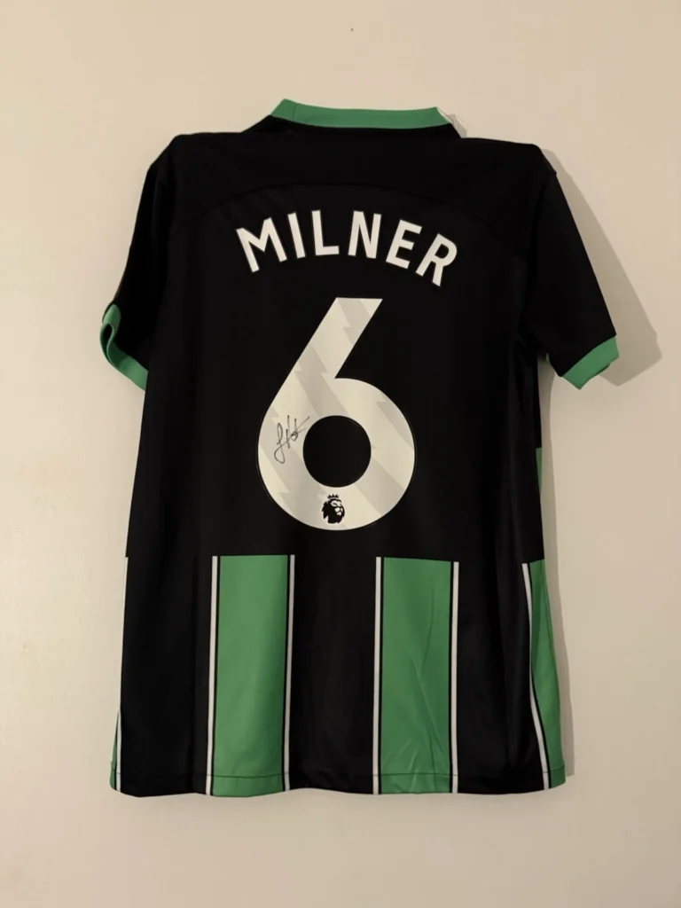 James Milner Brighton Signed Shirt
