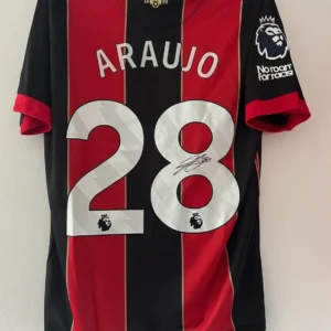 Julian Araujo Bournemouth Signed Shirt *PROOF INCLUDED*