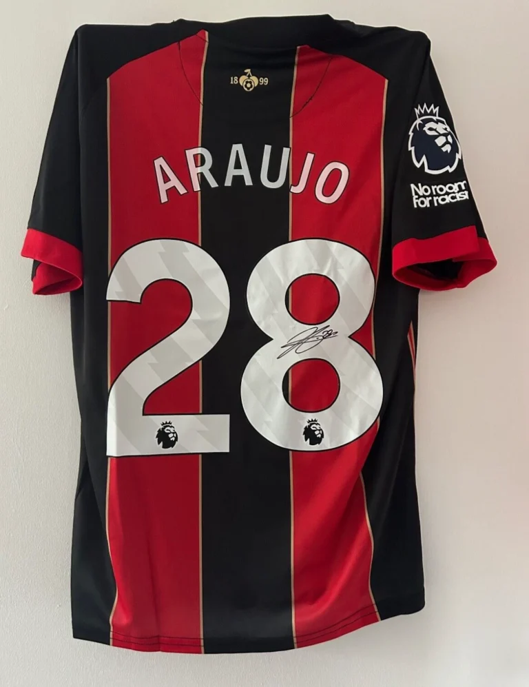 Julian Araujo Bournemouth Signed Shirt *PROOF INCLUDED*