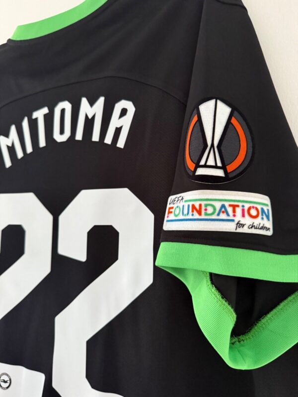 Kaoru Mitoma Brighton Signed Shirt EUROPA LEAGUE *PHOTO PROOF*