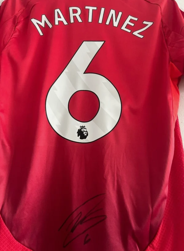 Lisandro Martinez Manchester United signed shirt *EXACT VIDEO PROOF*