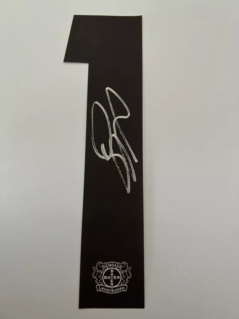 Lukas Hradecky Signed Leverkusen number *RARE* PHOTO PROOF INCLUDED!