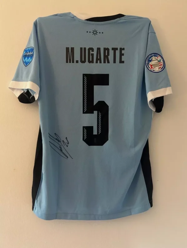 Manuel Ugarte Uruguay Signed Shirt *EXACT VIDEO PROOF* *RARE*