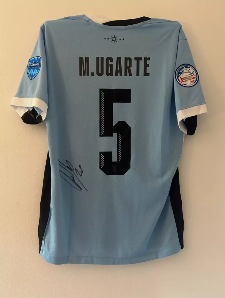 Manuel Ugarte Uruguay Signed Shirt *EXACT VIDEO PROOF* *RARE*