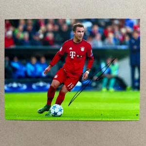 Mario Gotze Bayern Munich Signed Photo *EXACT VIDEO PROOF OF SIGNING* RARE