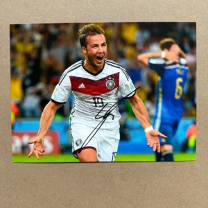 Mario Gotze GERMANY Signed Photo *EXACT VIDEO PROOF OF SIGNING* RARE