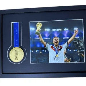 Mario Gotze Signed Photo & Medal Framed Germany World Cup Winners RARE *PROOF*