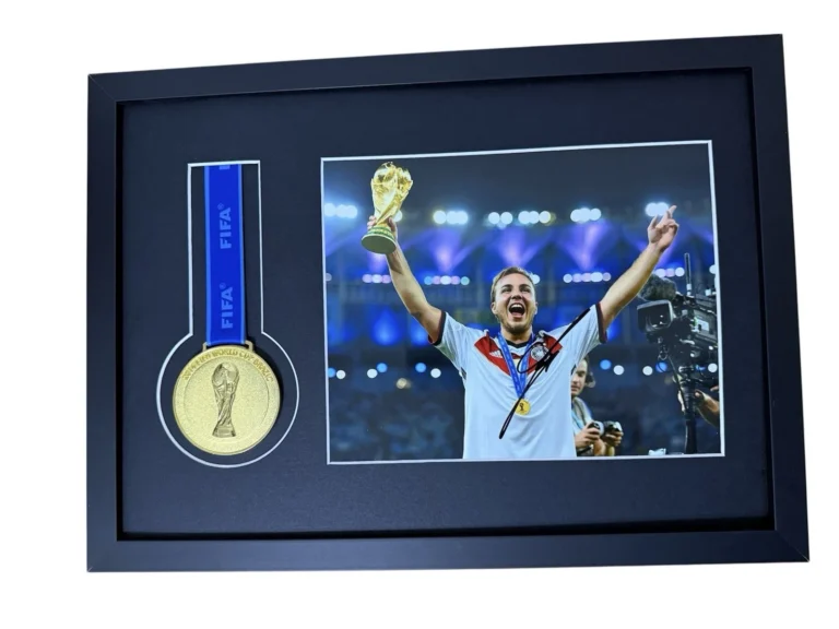 Mario Gotze Signed Photo & Medal Framed Germany World Cup Winners RARE *PROOF*