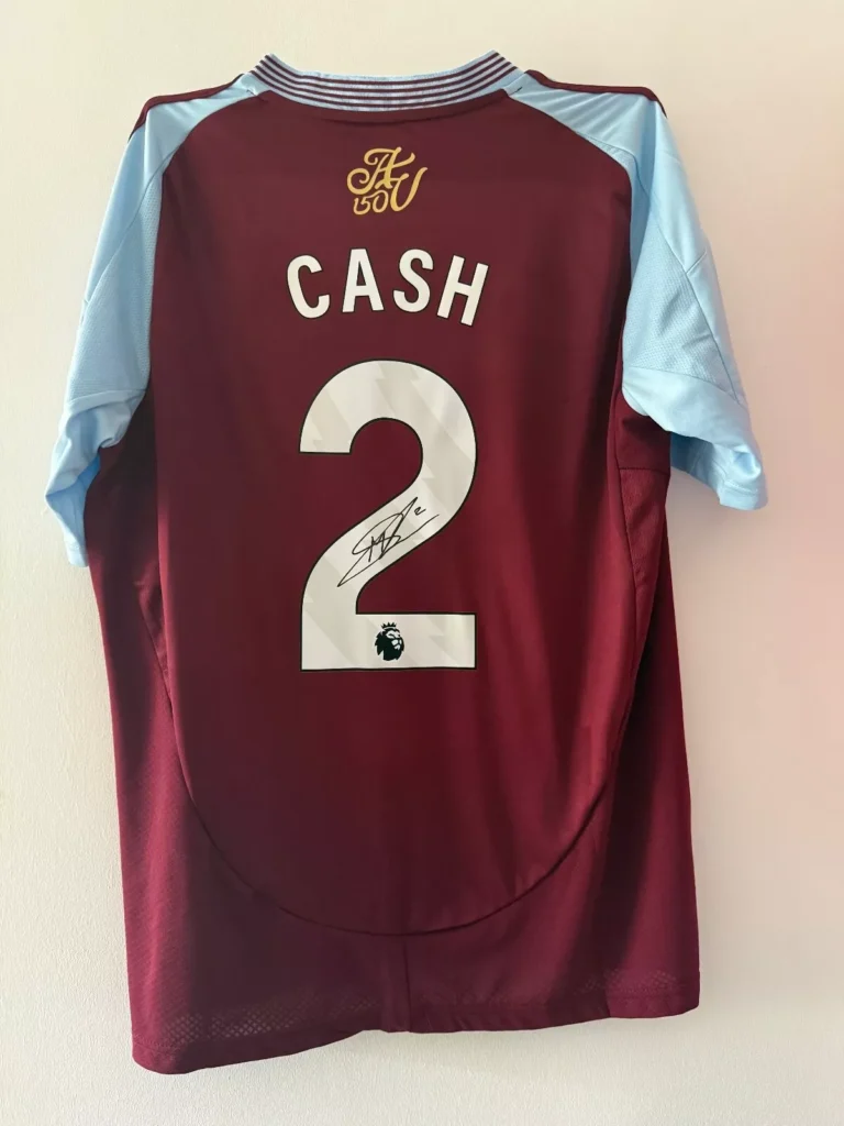 Matty Cash Aston Villa signed shirt *EXACT PHOTO PROOF INCLUDED* RARE
