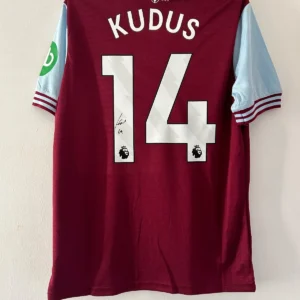 Mohammed Kudus West Ham signed shirt *PROOF*
