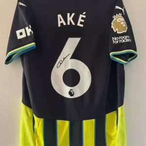 Nathan Ake Manchester City Signed Shirt