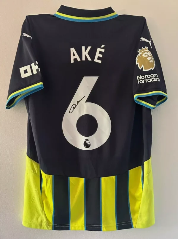 Nathan Ake Manchester City Signed Shirt